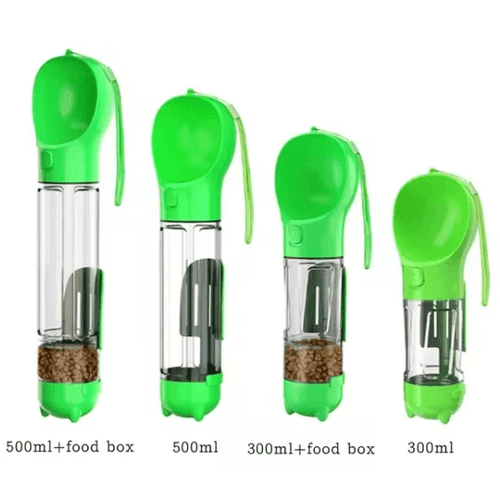 3 - in - 1 Portable Dog Water Bottle and Food Dispenser - Tail Wagger's Haven