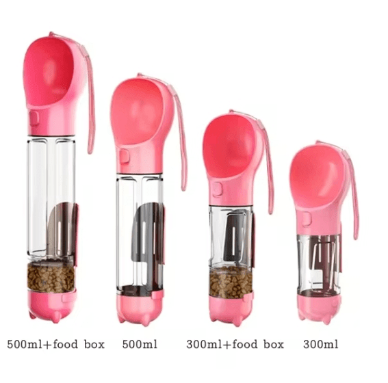 3 - in - 1 Portable Dog Water Bottle and Food Dispenser - Tail Wagger's Haven