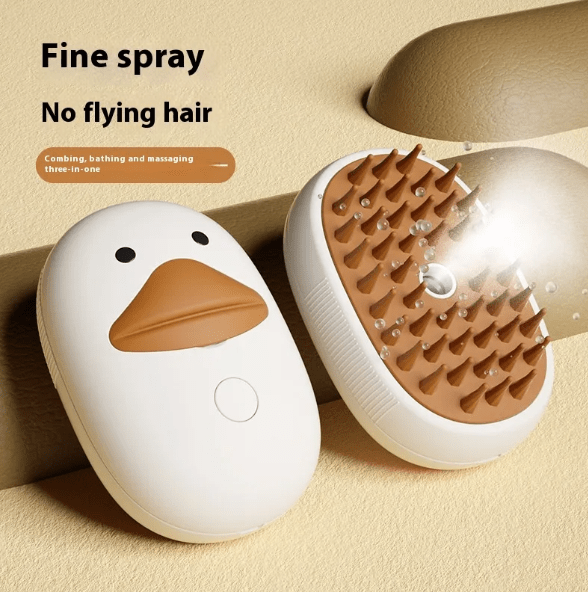3 - in - 1 Spray Massage Brush for Dogs and Cats - Tail Wagger's Haven
