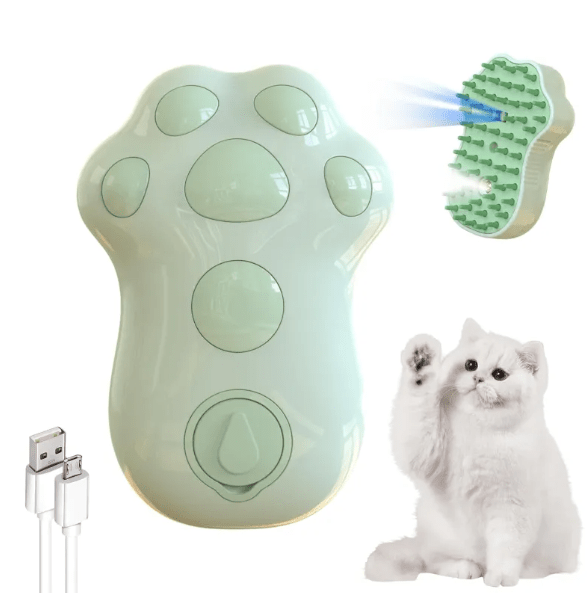 3 - in - 1 Spray Massage Brush for Dogs and Cats - Tail Wagger's Haven