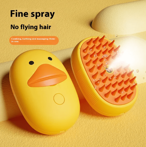 3 - in - 1 Spray Massage Brush for Dogs and Cats - Tail Wagger's Haven