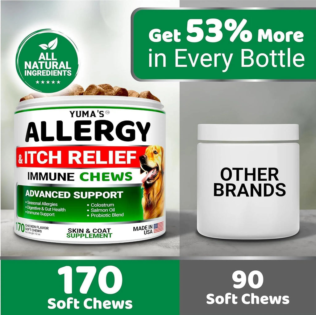 2 Pack Dog Allergy Relief Chews