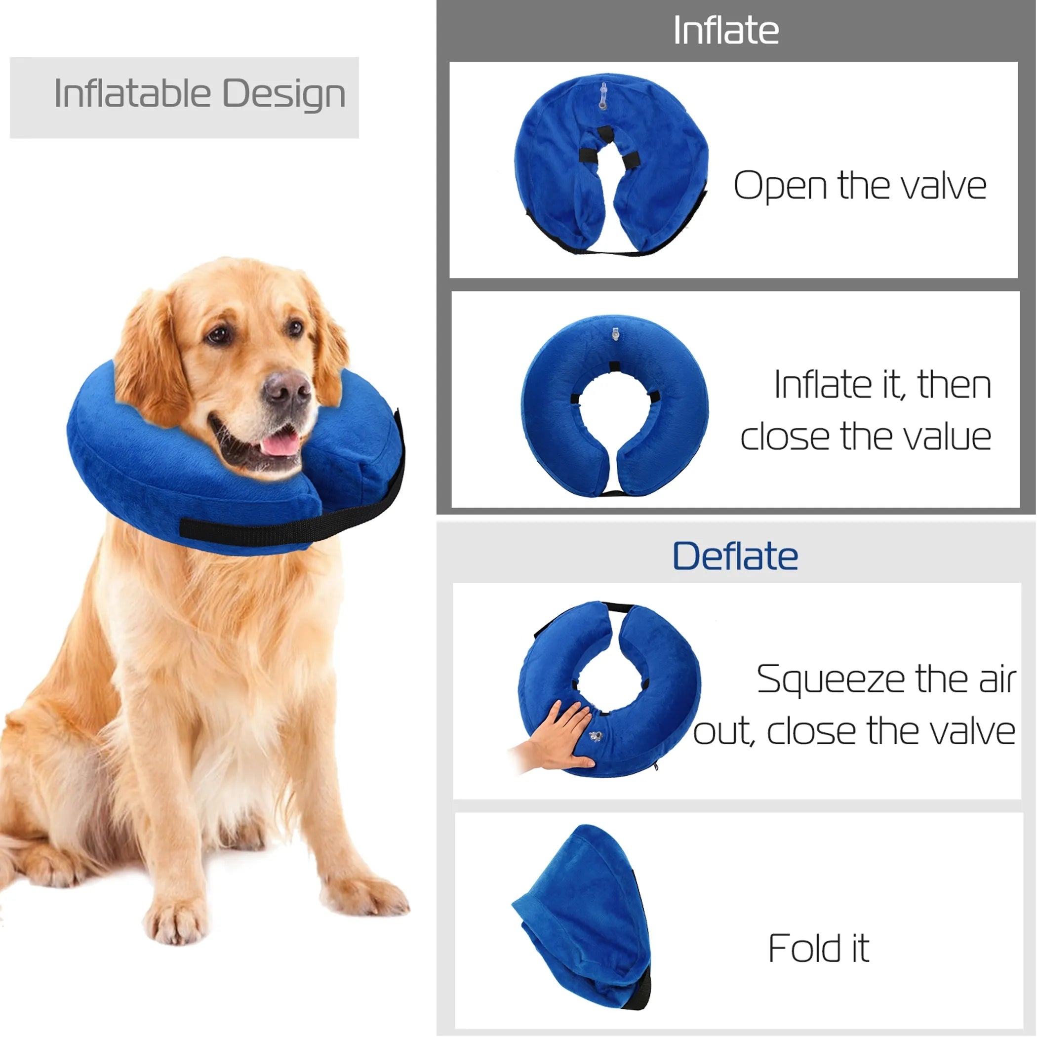 Dog Protective Inflatable Collar