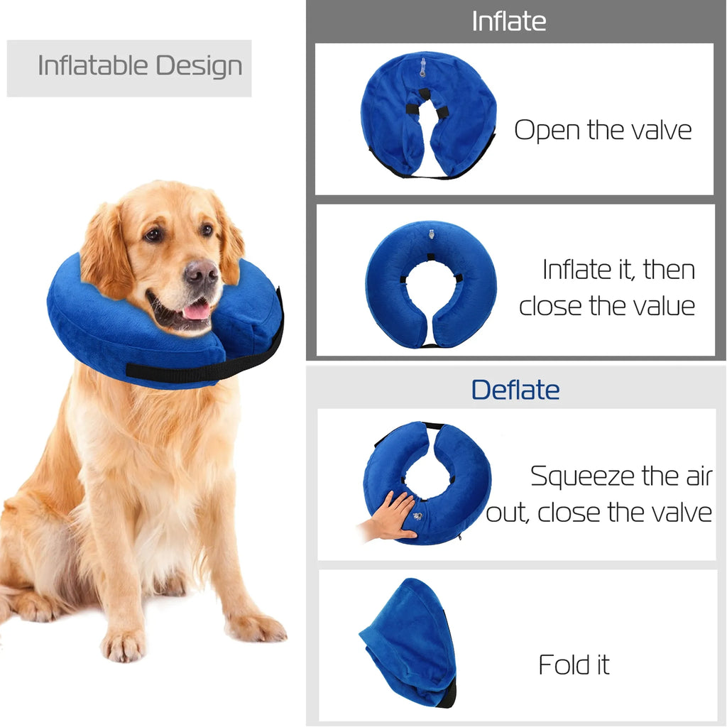 Dog Protective Inflatable Collar
