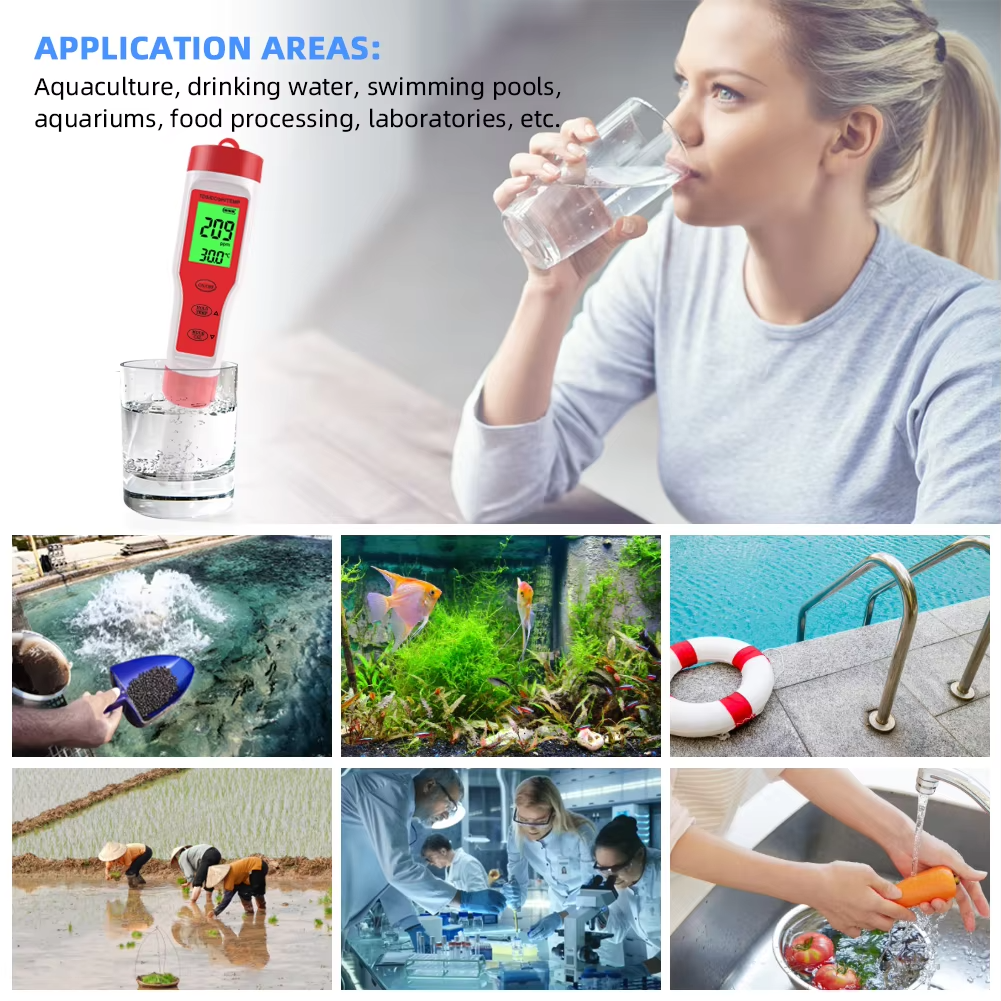 4 in 1 Digital PH EC Meter LCD Tester Pocket Hydroponics Aquarium Water Test Pen - Tail Wagger's Haven