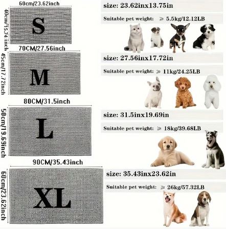 Absorbent Muddy Paw Dog Mat - Tail Wagger's Haven