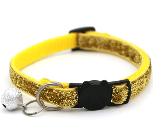 Adjustable Colorful Cat Collar with Bell for Pets - Tail Wagger's Haven