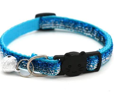 Adjustable Colorful Cat Collar with Bell for Pets - Tail Wagger's Haven