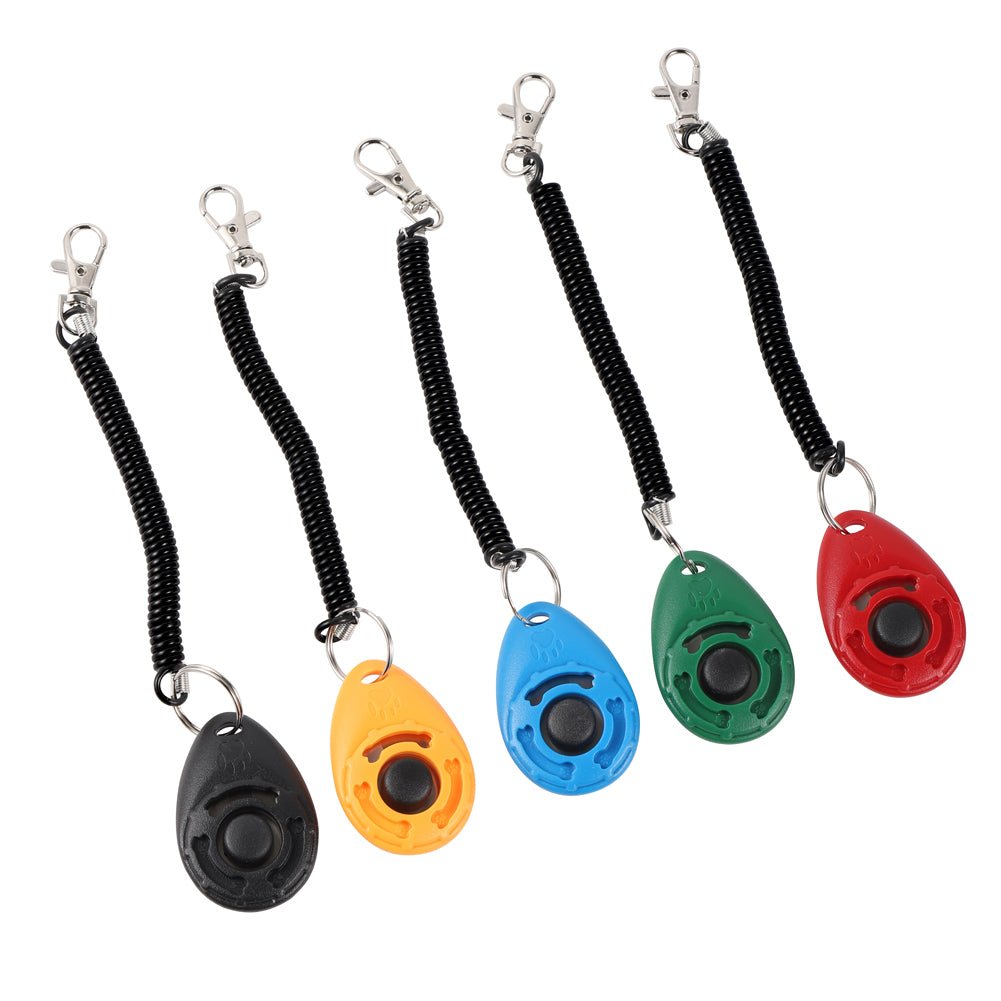 Adjustable Dog Training Clicker with Keychain Strap - Tail Wagger's Haven