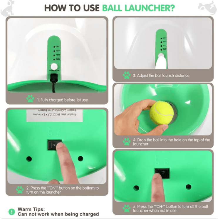 Automatic Dog Ball Thrower - Tail Wagger's Haven