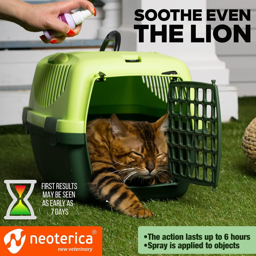 Calming Pheromone Spray Scratch Repellent for Cats Reduce Stress During Travel - Tail Wagger's Haven