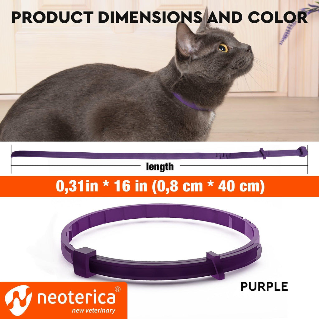 Cat Calming Collar Pet Anti Anxiety Products Feline Calm Pheromones Collars 1 Pc - Tail Wagger's Haven