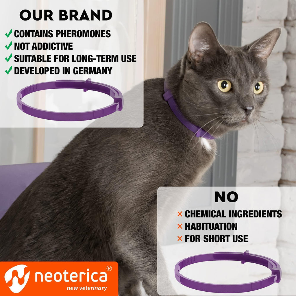 Cat Calming Collar Pet Anti Anxiety Products Feline Calm Pheromones Collars 1 Pc - Tail Wagger's Haven