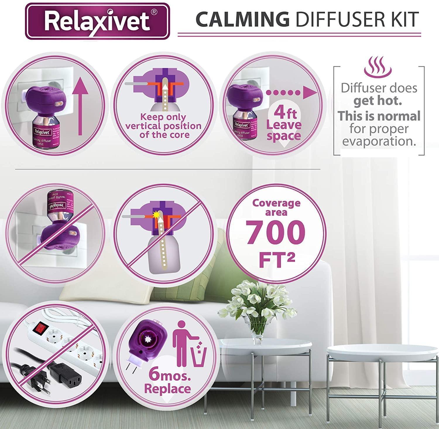 Cat Calming Diffuser Pet Anti Anxiety Feline Calm Pheromones Plug In 2 Pack - Tail Wagger's Haven