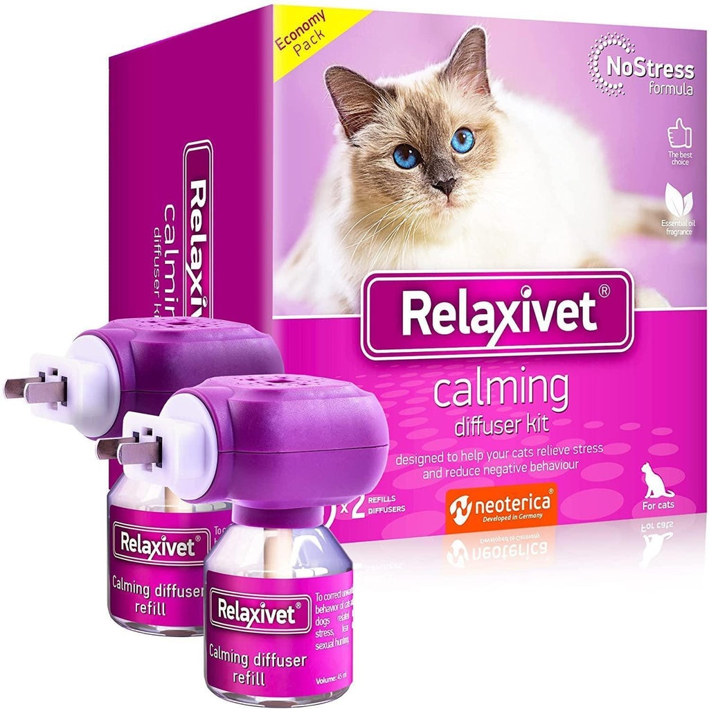 Cat Calming Diffuser Pet Anti Anxiety Feline Calm Pheromones Plug In 2 Pack - Tail Wagger's Haven