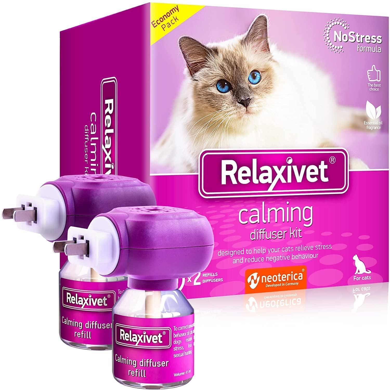 Cat Calming Diffuser Pet Anti Anxiety Feline Calm Pheromones Plug In 2 Pack - Tail Wagger's Haven