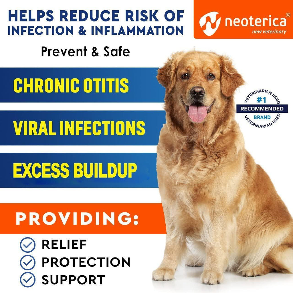 Cat Dog Ear Cleaner Drops Wash Solution Yeast Otic Infection Itchy Ear Treatment - Tail Wagger's Haven