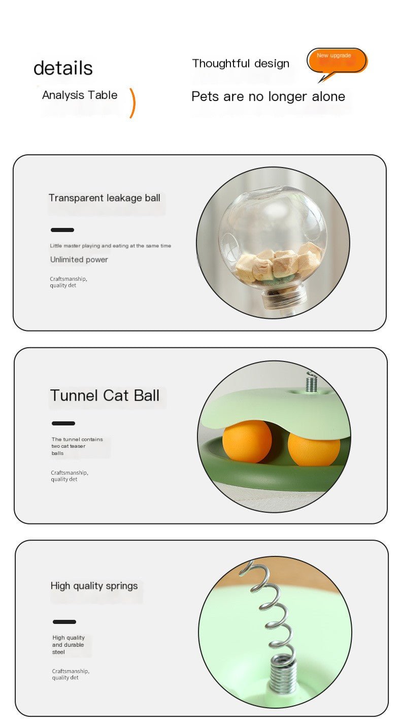 Cat Toy Leaky Ball (Single Piece) - Tail Wagger's Haven