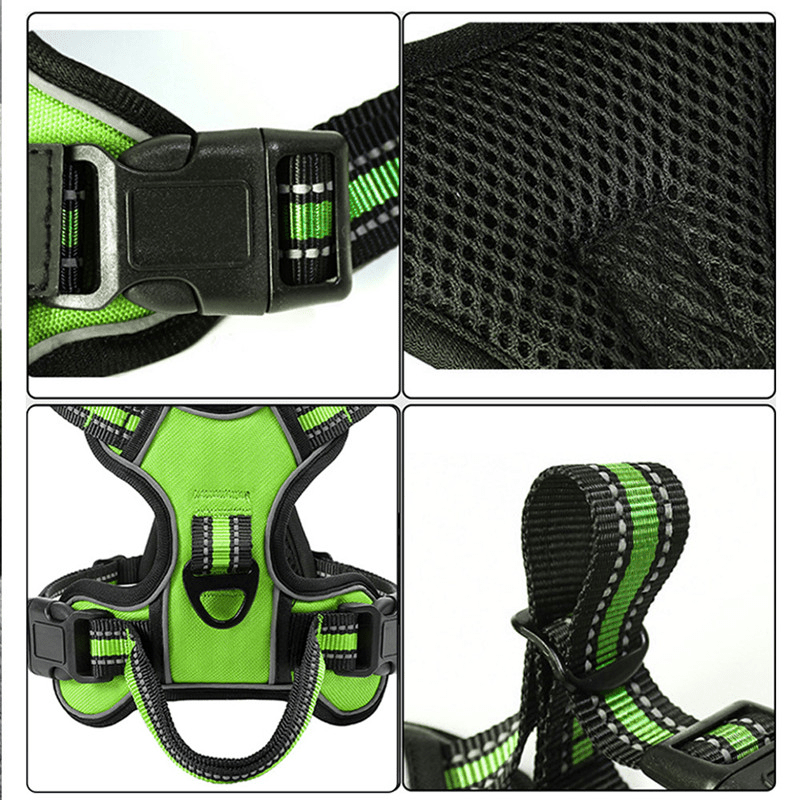 Chest And Back Breathable Reflective Dog Vest - Tail Wagger's Haven