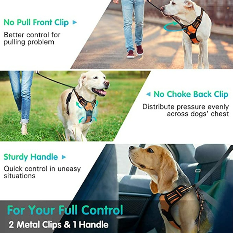 Chest And Back Breathable Reflective Dog Vest - Tail Wagger's Haven