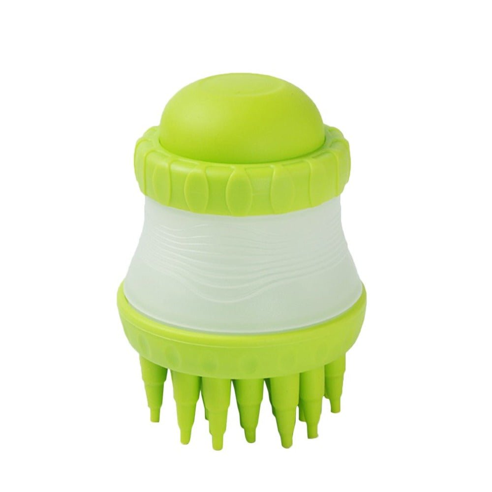 Dog Bath Brush with Massage Comb and Foot Cup - Tail Wagger's Haven