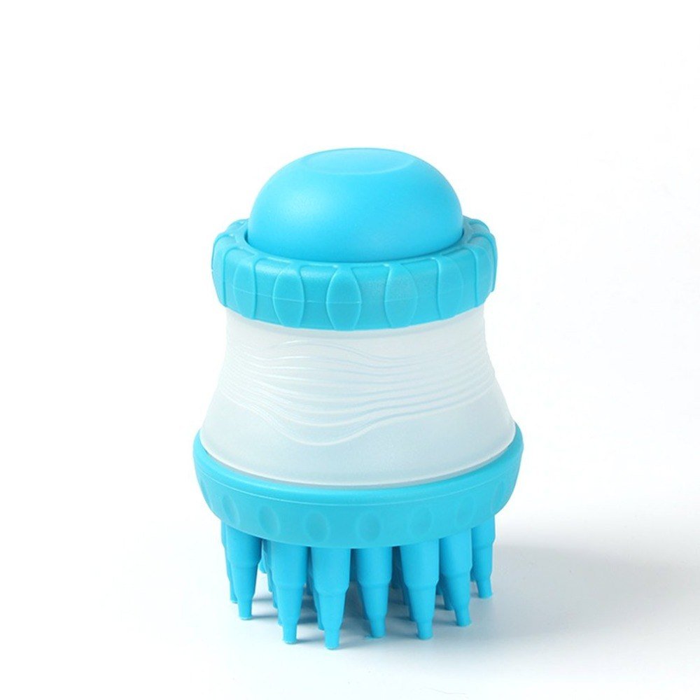 Dog Bath Brush with Massage Comb and Foot Cup - Tail Wagger's Haven