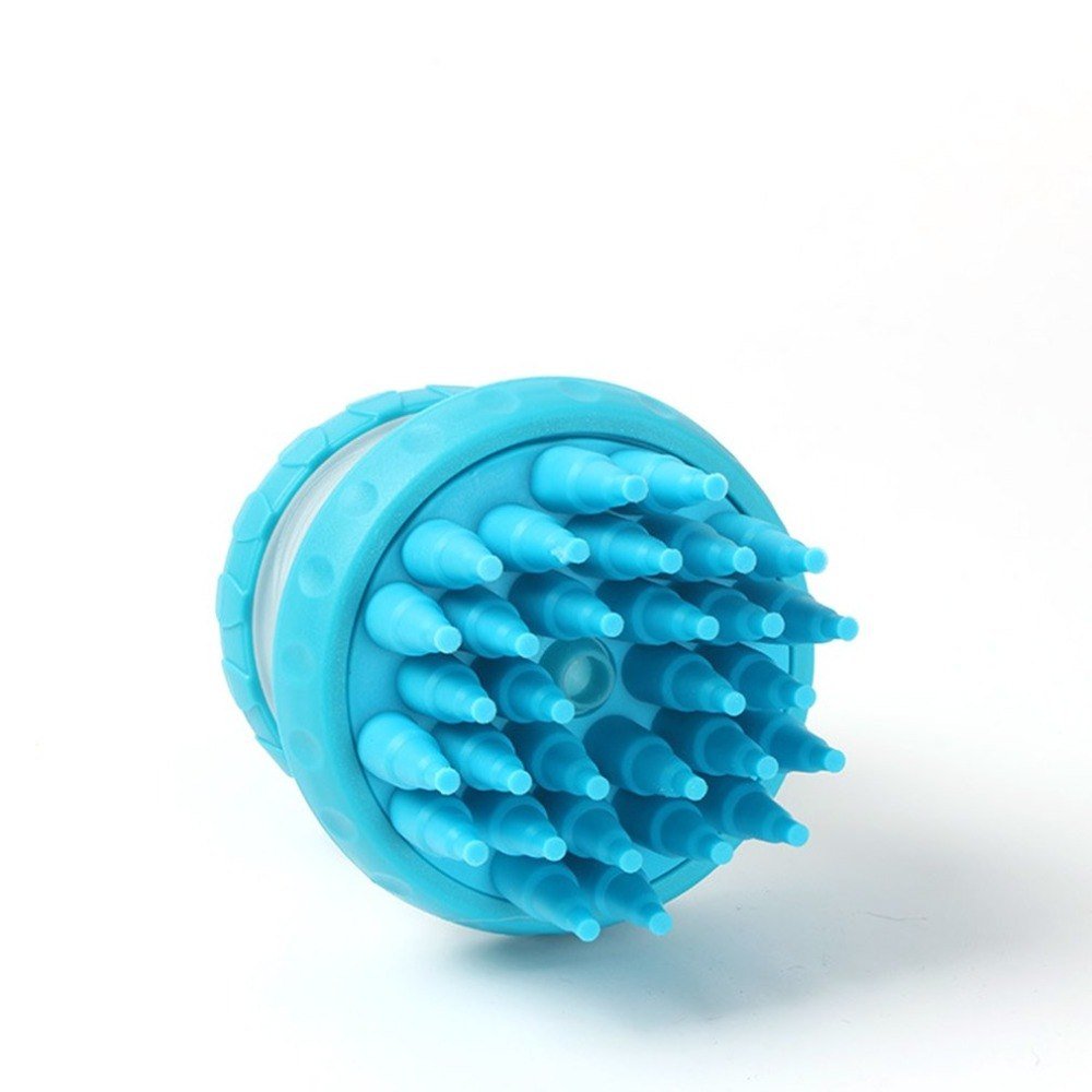 Dog Bath Brush with Massage Comb and Foot Cup - Tail Wagger's Haven