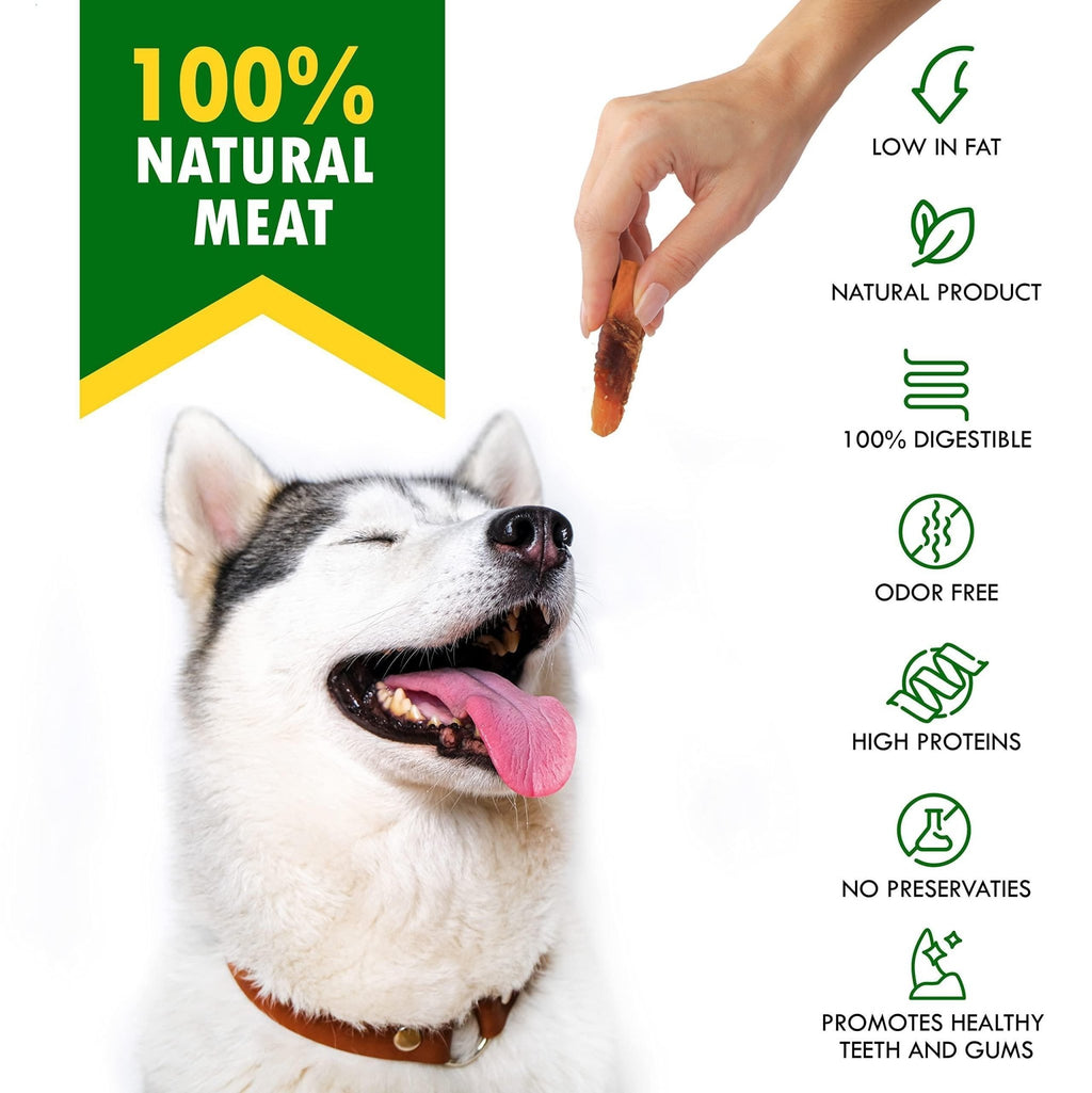 Dog Sweet Potato Wrapped with Chicken Pet Natural Chew Treats Grain Free Snacks - Tail Wagger's Haven