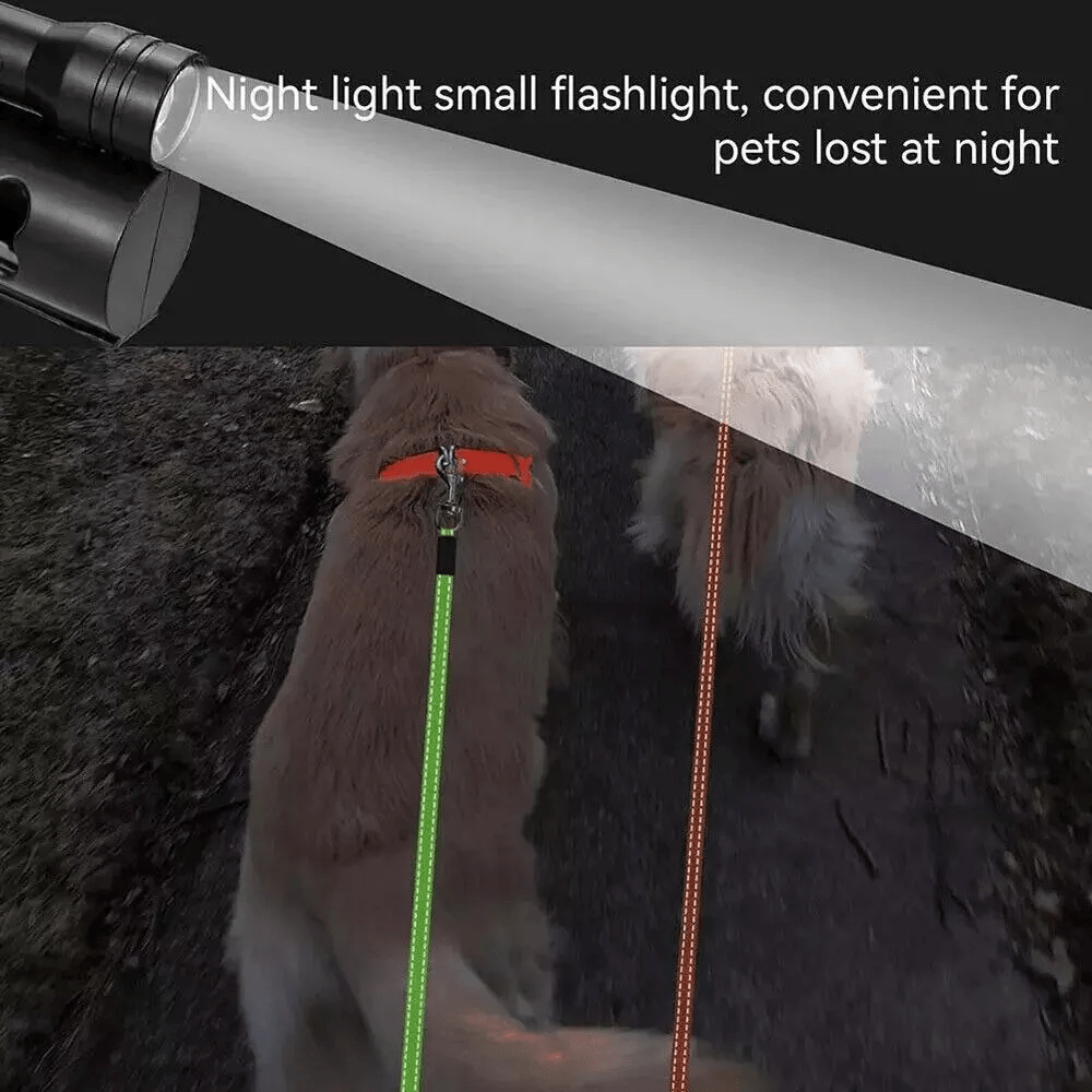 Dual Pet Leash Retractable Reflective Lead 360 Swivel Double Dog Walking Leash - Tail Wagger's Haven