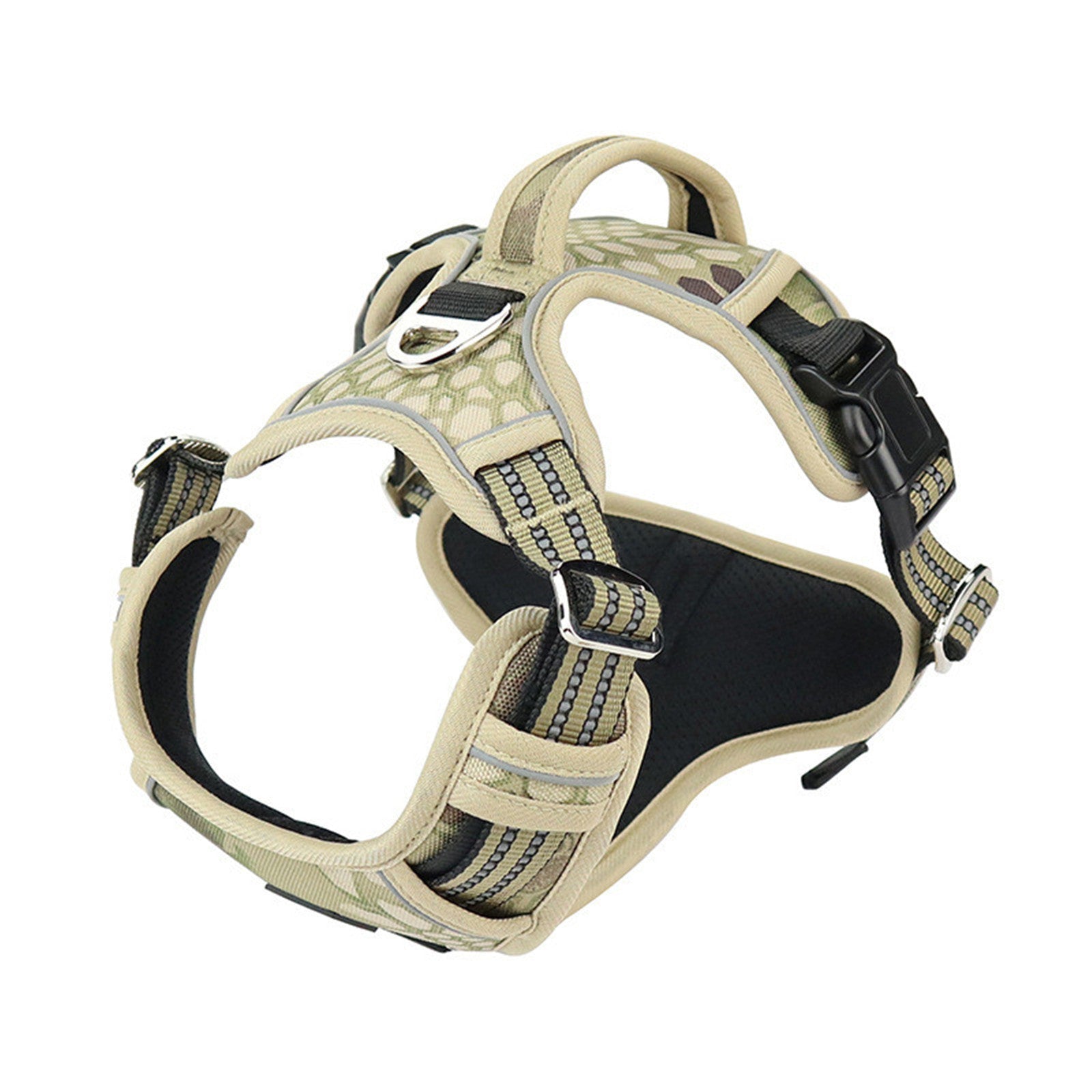 Durable Waterproof Pet Harness with Vertical Handle - Tail Wagger's Haven