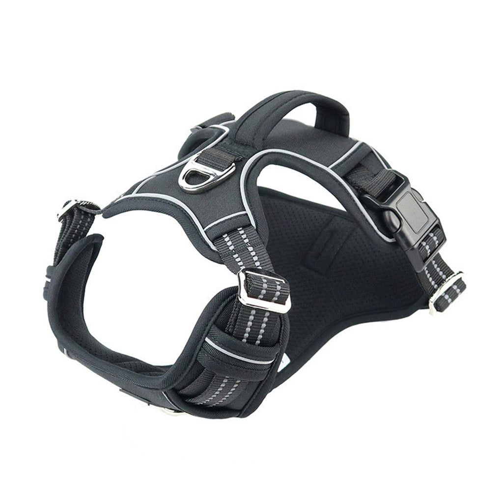 Durable Waterproof Pet Harness with Vertical Handle - Tail Wagger's Haven