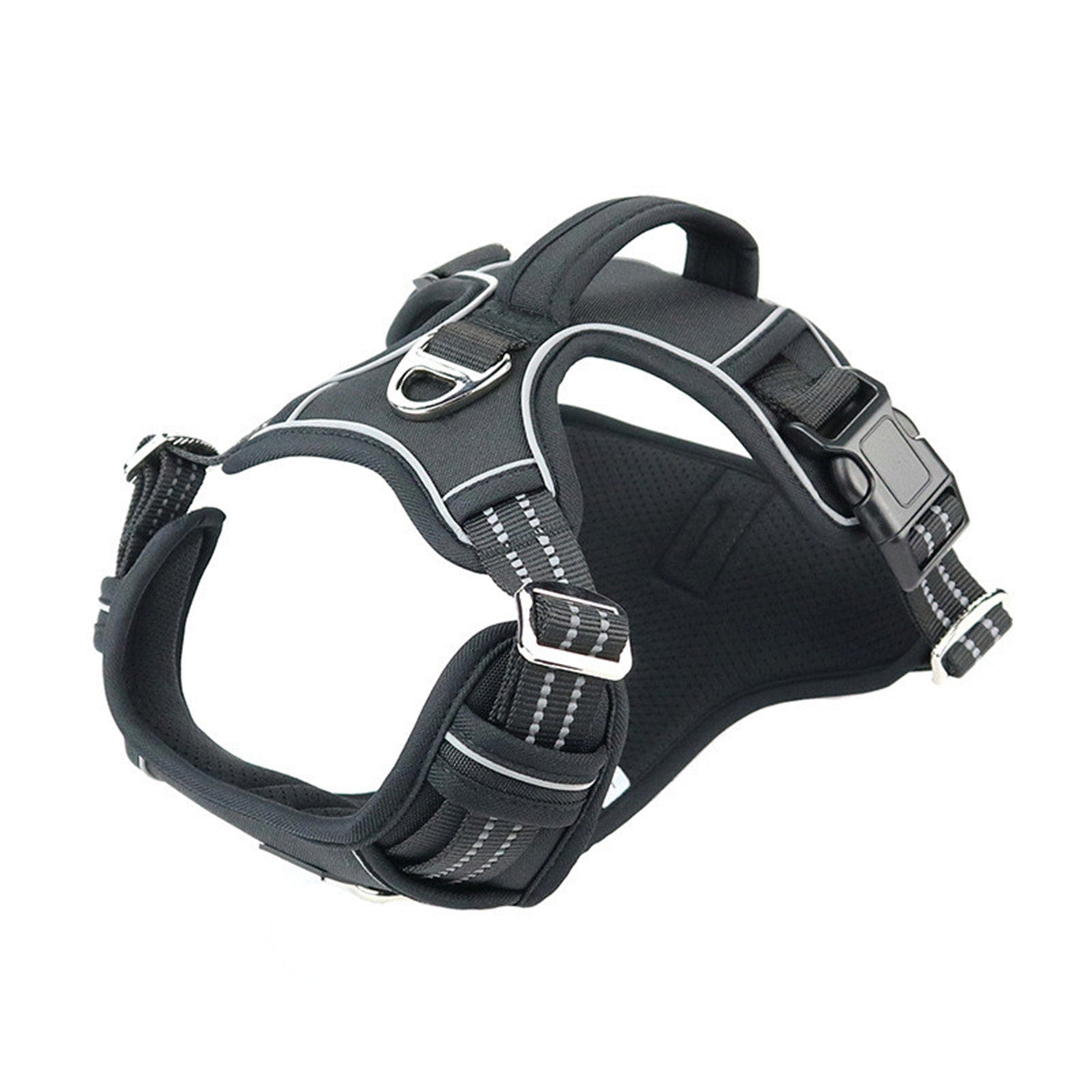 Durable Waterproof Pet Harness with Vertical Handle - Tail Wagger's Haven