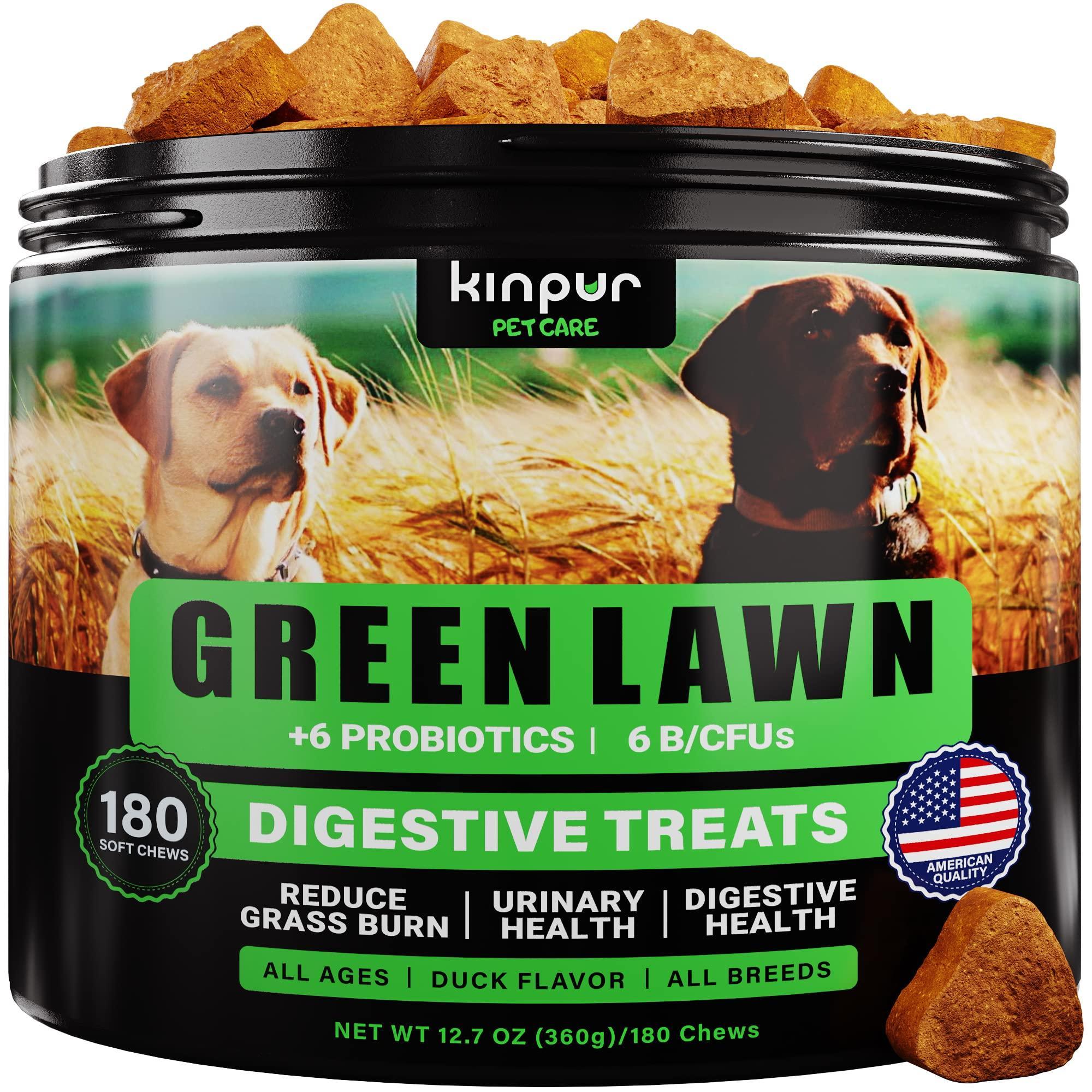 Green Lawn Chews for Dogs Cranberry ACV Digestive Enzymes Natural Dog Urine - Tail Wagger's Haven
