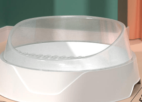 Large Semi - Enclosed Cat Litter Box with Shovel - Tail Wagger's Haven