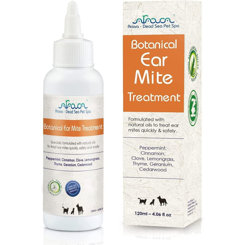 Natural Ear Mite Treatment for Dogs & Cats Pet Ear Mites Infection Cleaner - Tail Wagger's Haven