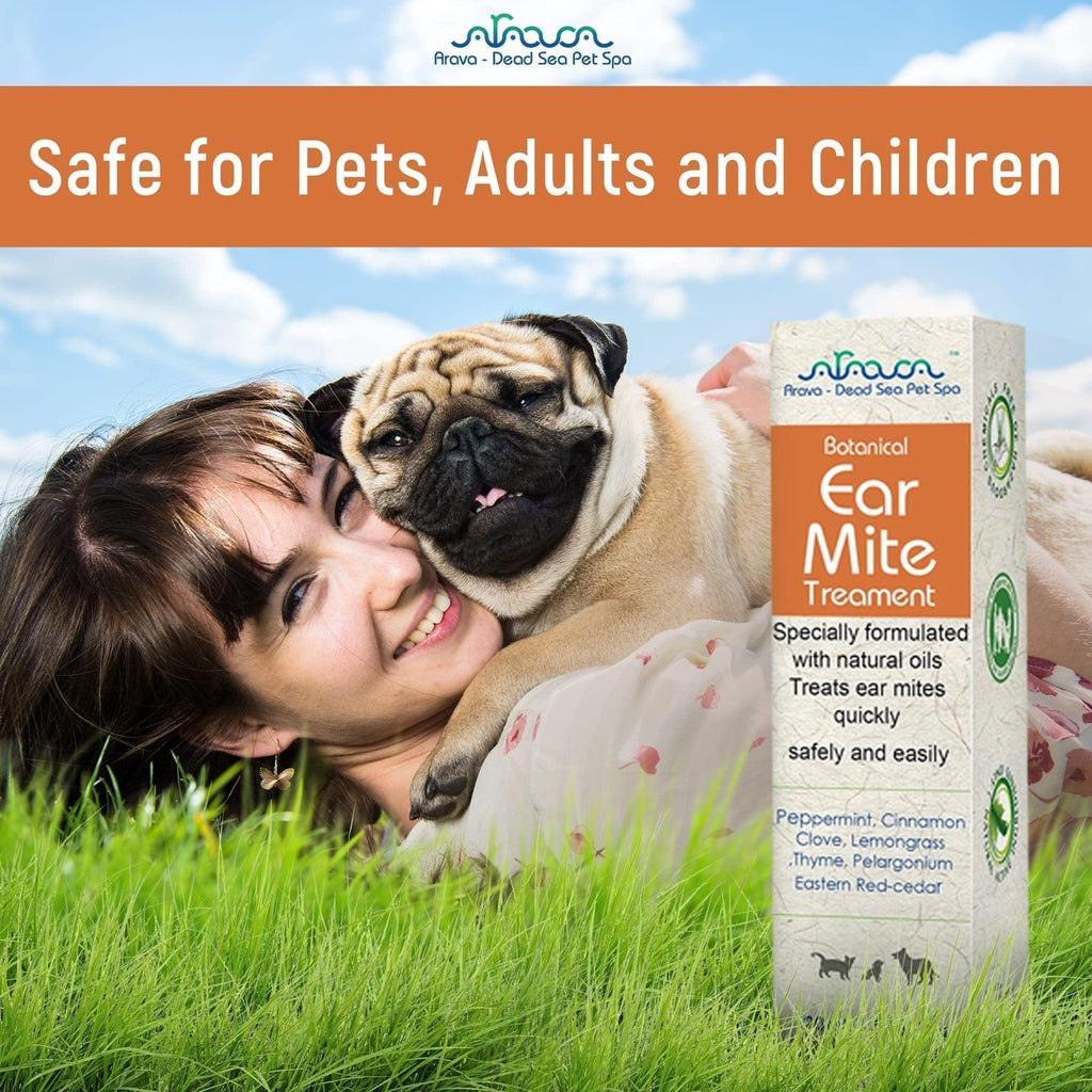 Natural Ear Mite Treatment for Dogs & Cats Pet Ear Mites Infection Cleaner - Tail Wagger's Haven