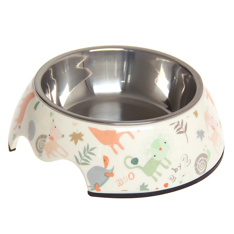 Non - Slip Dual - Use Stainless Steel Pet Bowl - Tail Wagger's Haven
