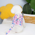 Pet Clothing with Chest Back Traction Rope and 23 Flowers - Tail Wagger's Haven