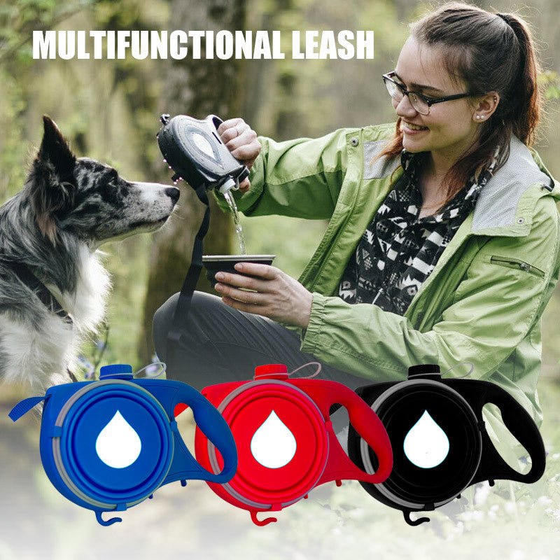 Portable Traction Rope with Water Bottle for Outdoors - Tail Wagger's Haven