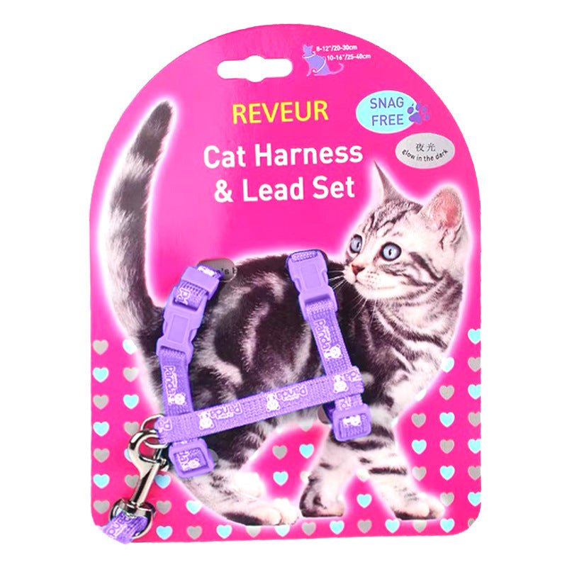 Reflective Cat Chest Strap for Night Safety - Tail Wagger's Haven