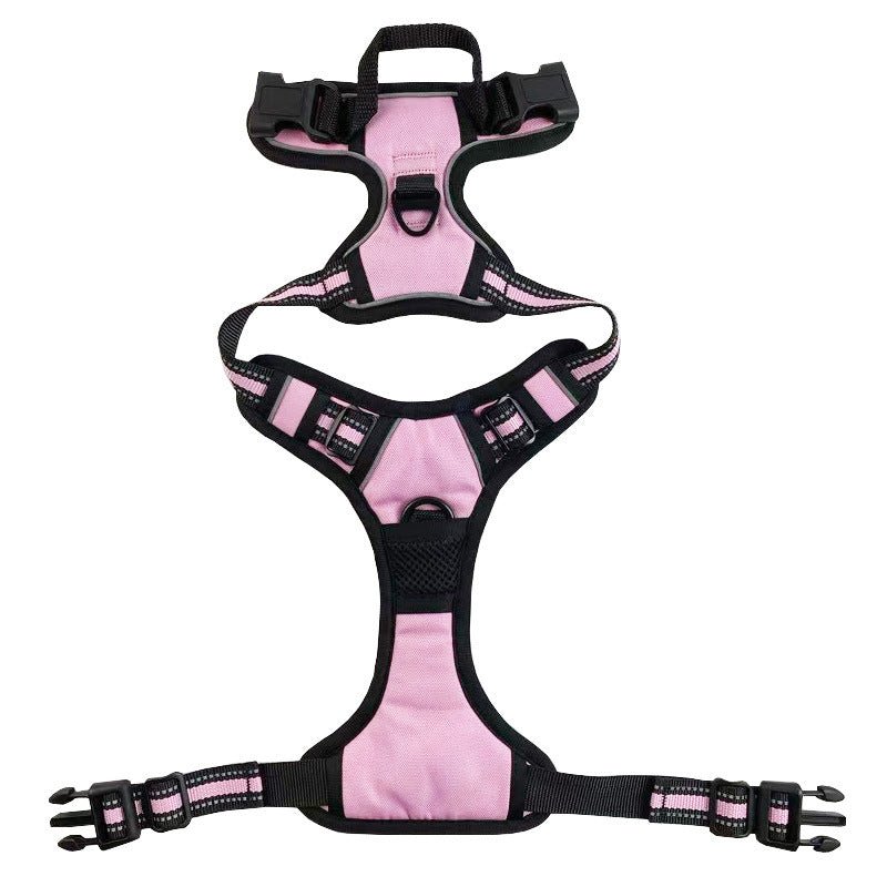 Reflective Nylon Chest and Back Harness for Dogs - Tail Wagger's Haven