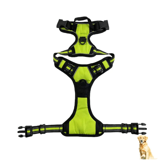 Reflective Nylon Chest and Back Harness for Dogs - Tail Wagger's Haven
