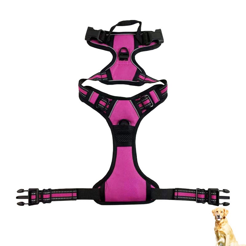Reflective Nylon Chest and Back Harness for Dogs - Tail Wagger's Haven