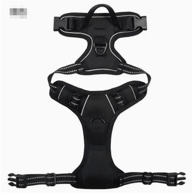 Reflective Nylon Chest and Back Harness for Dogs - Tail Wagger's Haven
