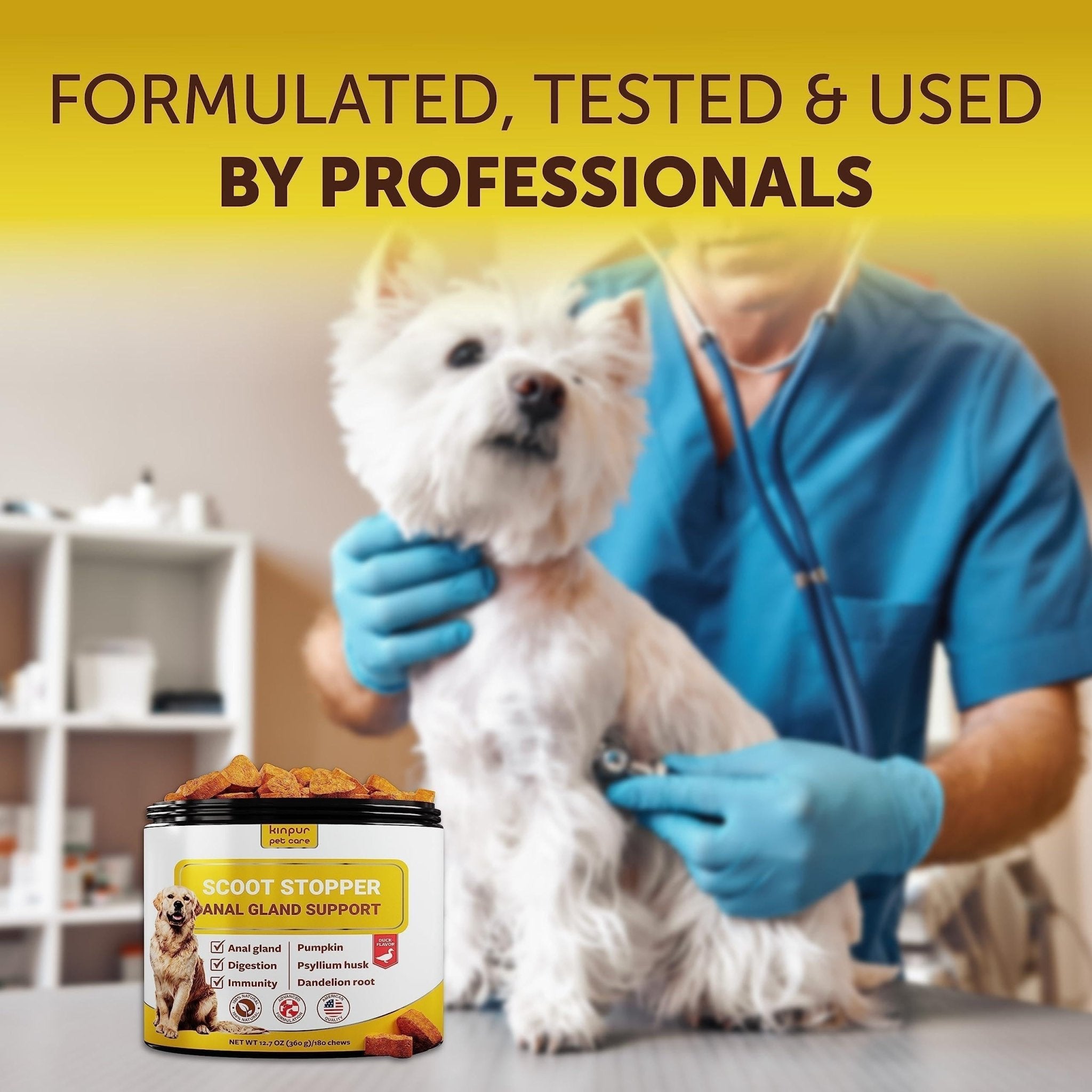 Scoot Stopper Soft Chews Fiber for Dogs Dog Anal Gland and Digestion Support - Tail Wagger's Haven