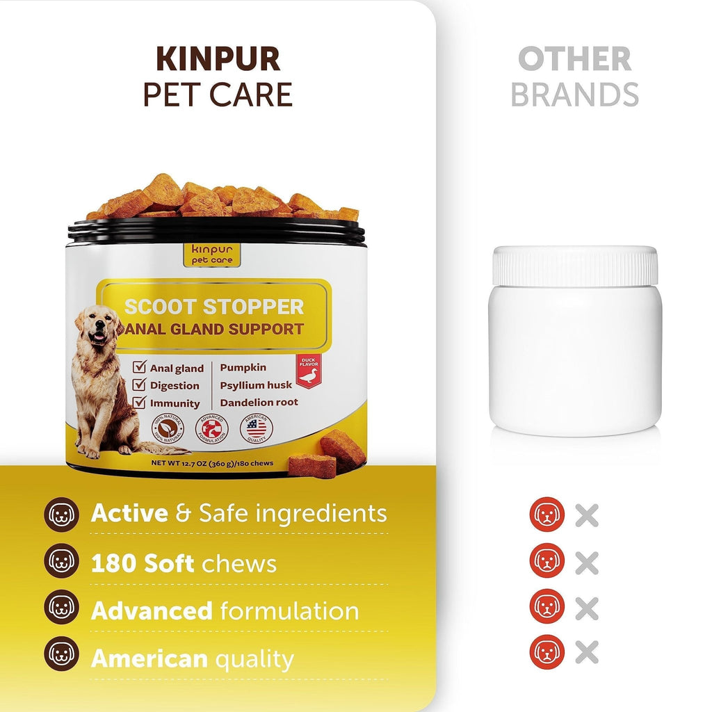Scoot Stopper Soft Chews Fiber for Dogs Dog Anal Gland and Digestion Support - Tail Wagger's Haven