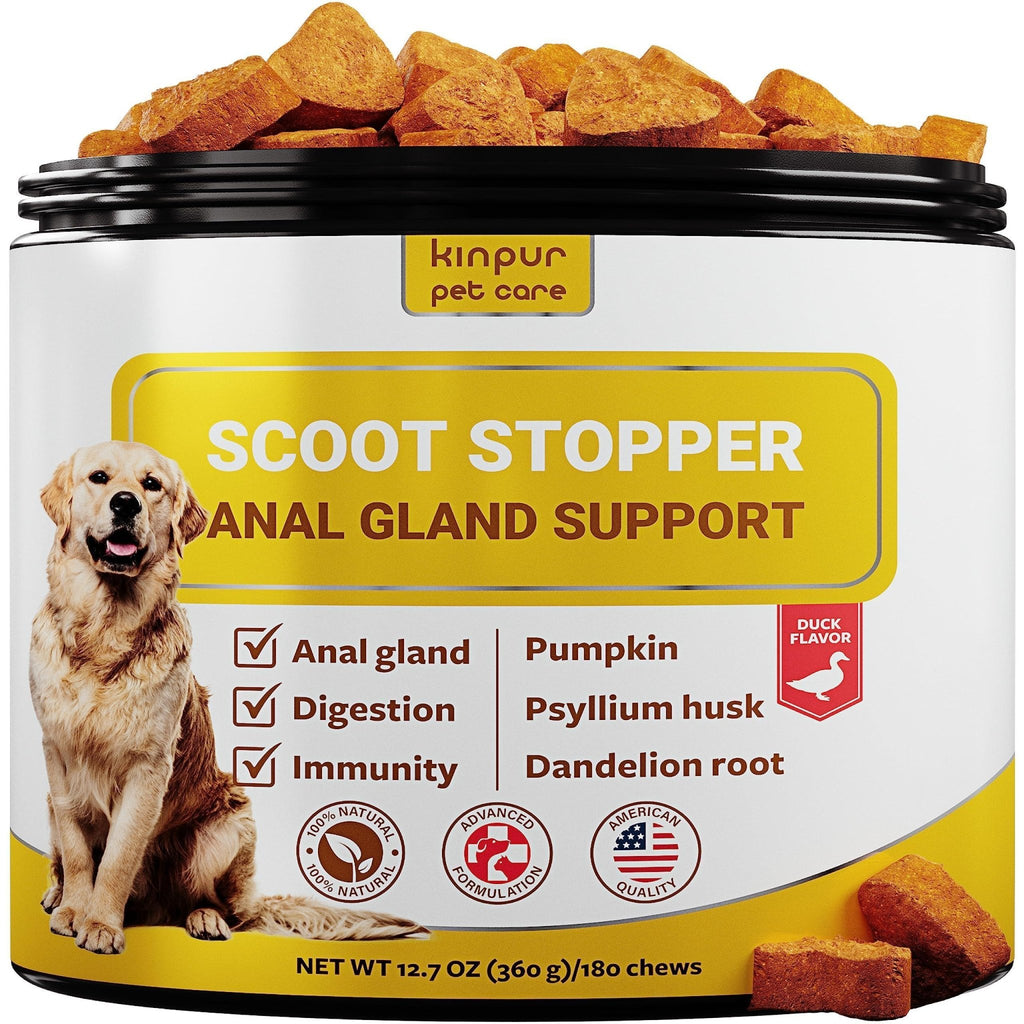 Scoot Stopper Soft Chews Fiber for Dogs Dog Anal Gland and Digestion Support - Tail Wagger's Haven