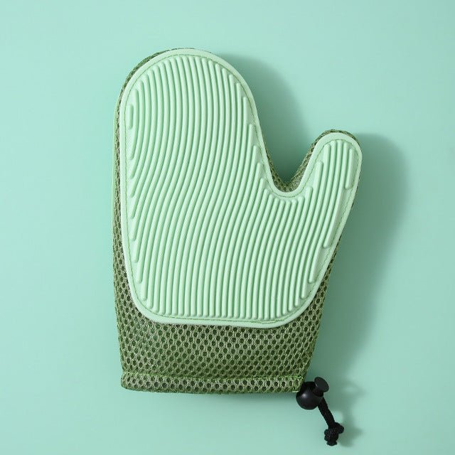 Silicone Massage Gloves and Pet Hair Removal Brushes - Tail Wagger's Haven