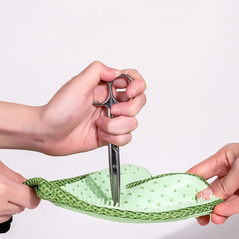 Silicone Massage Gloves and Pet Hair Removal Brushes - Tail Wagger's Haven