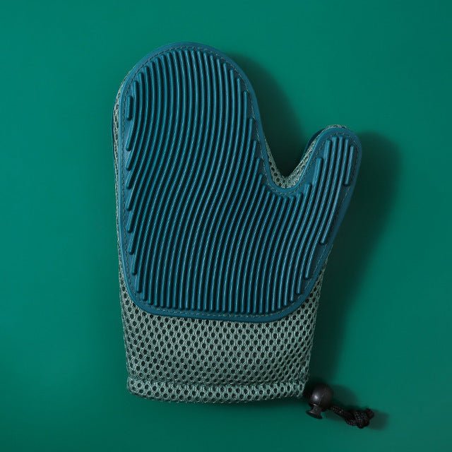 Silicone Massage Gloves and Pet Hair Removal Brushes - Tail Wagger's Haven